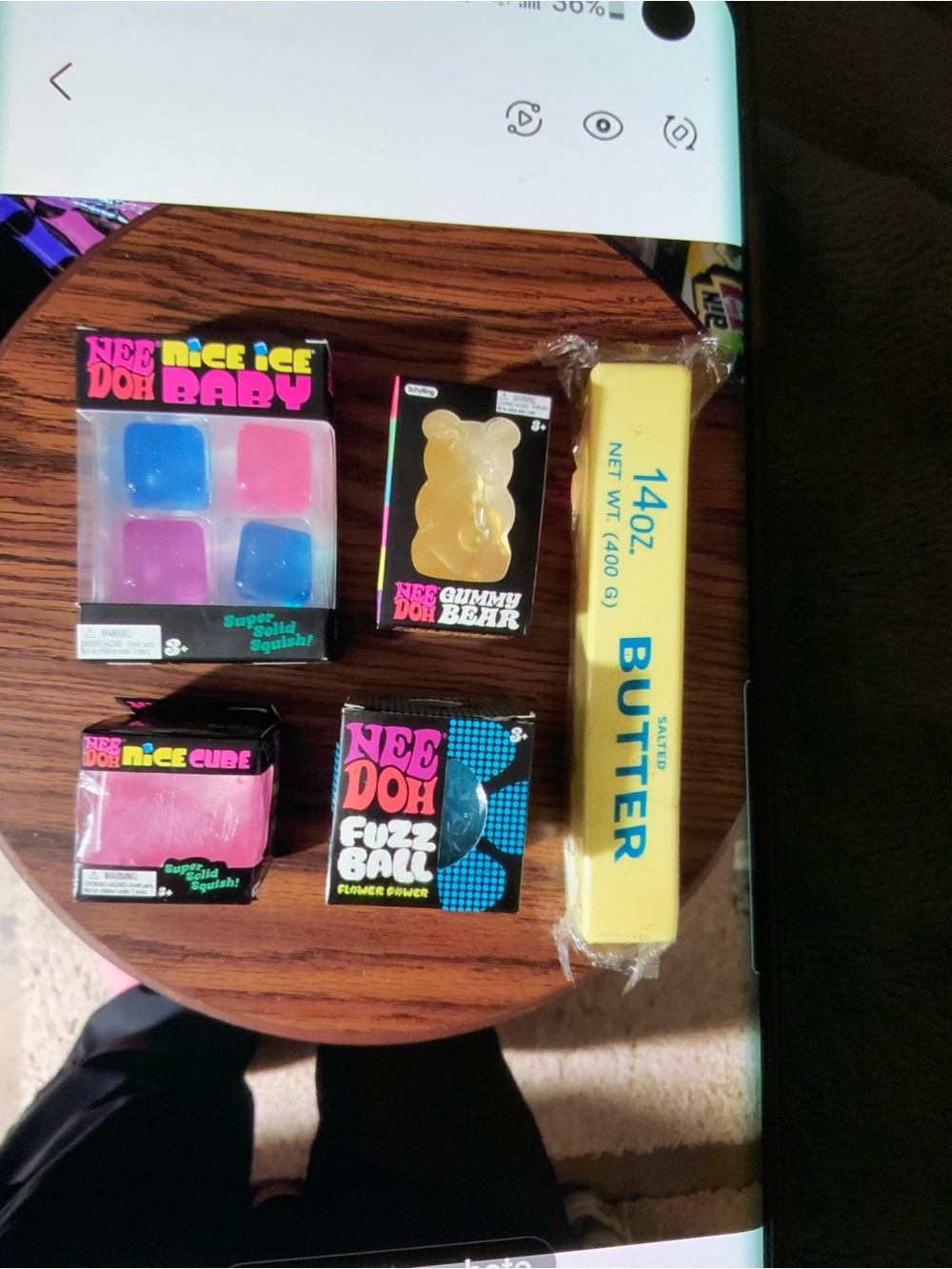 5 piece squishy toys